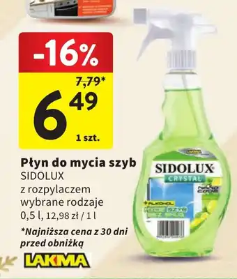 Intermarche Płyn do mycia szyb SIDOLUX 0,5l oferta