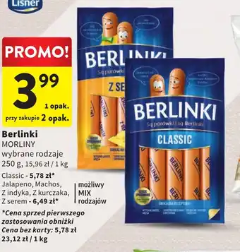 Intermarche Berlinki MORLINY 250g oferta
