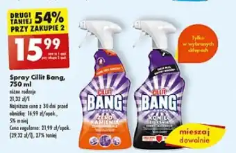 Biedronka Spray Cillit Bang 750ml oferta