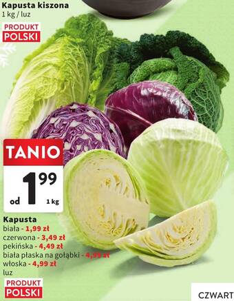 Intermarche Kapusta biała 1kg oferta