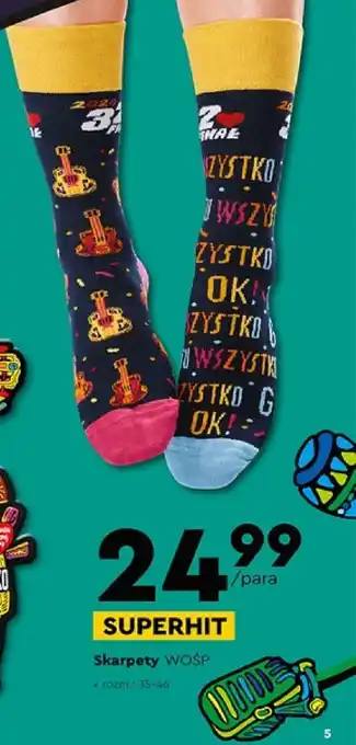 Biedronka Skarpety WOŚP oferta
