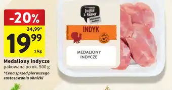 Intermarche Medaliony indycze 1kg oferta
