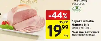 Intermarche Szynka włoska Mamma Mia MADEJ WRÓBEL 1kg oferta