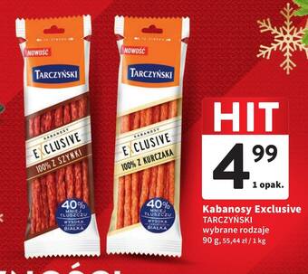 Intermarche Kabanosy Exclusive TARCZYŃSKI 90g oferta