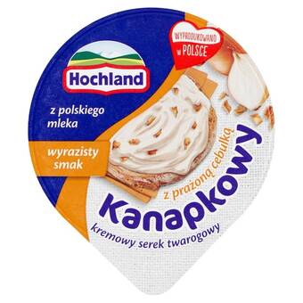 Carrefour Express Hochland kanapkowy kremowy serek twarogowy z prażoną cebulką 130 g oferta
