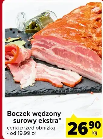 Carrefour Express Boczek wędzony oferta