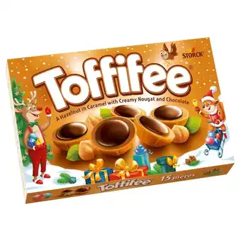 Carrefour Express Toffifee orzech laskowy w karmelu kremie orzechowym i czekoladzie 125 g (15 sztuk) oferta