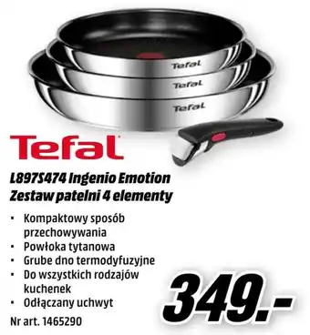 Media Markt Zestaw patelni tefal oferta