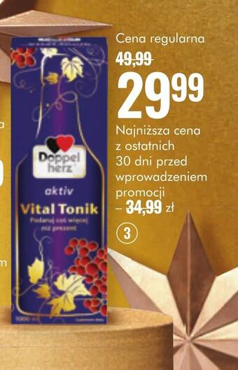 SuperPharm DOPPELHERZ VITAL TONIK oferta