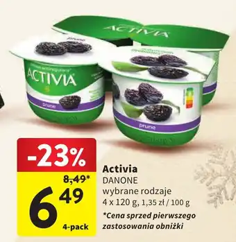 Intermarche Activia DANONE 4 x 120 g oferta