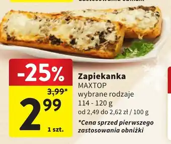 Intermarche Zapiekanka MAXTOP 114-120 g oferta