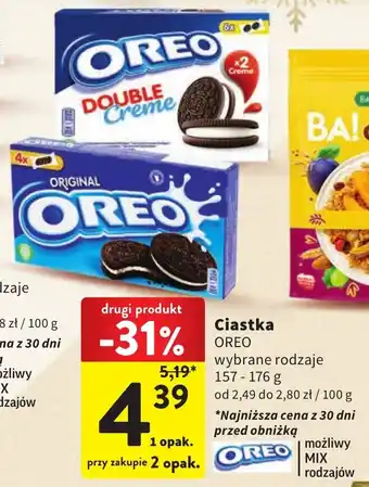 Intermarche Ciastka OREO 157-176 g oferta