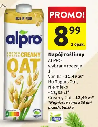 Intermarche Napój roślinny ALPRO 1 l oferta