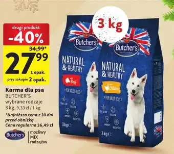 Intermarche Karma dla psa BUTCHER'S 3 kg oferta
