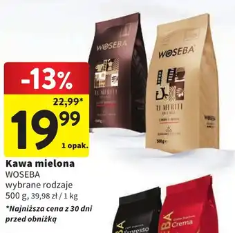 Intermarche Kawa mielona WOSEBA 500 g oferta