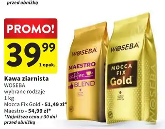 Intermarche Kawa ziarnista WOSEBA 1 kg oferta