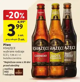 Intermarche Piwo KSIĄŻĘCE 0,5 l oferta