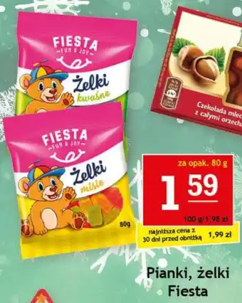 Gram Market Pianki, żelki Fiesta 80 g oferta