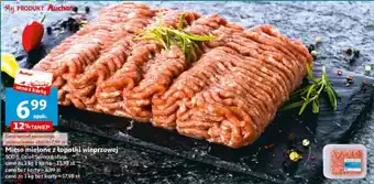 Auchan Mięso mielone z łopatki wieprzowej 500 g oferta