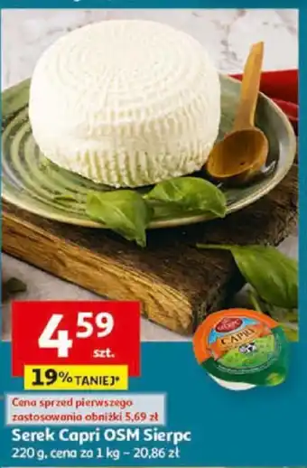 Auchan Serek Capri OSM Sierpc 220 g oferta