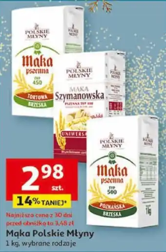 Auchan Mąka Polskie Młyny 1 kg oferta