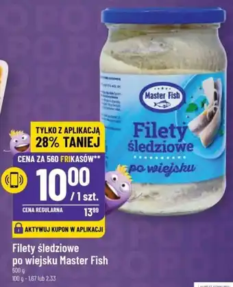 Polomarket Filety śledziowe po wiejsku Master Fish 600 g oferta