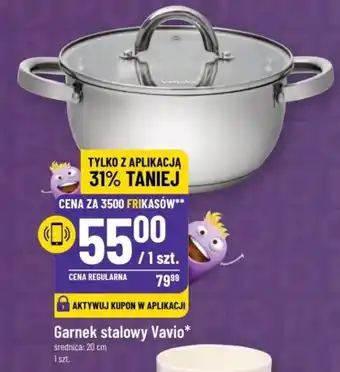 Polomarket Garnek stalowy Vavio oferta