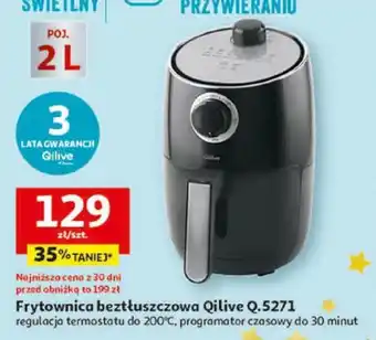 Auchan Frytownica beztłuszczowa Qilive Q.5271 oferta