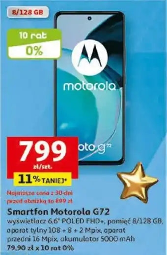 Auchan Smartfon Motorola G72 oferta