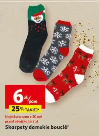 Auchan Skarpety damskie bouclé oferta