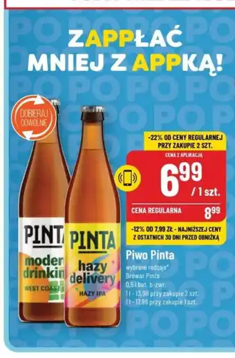 Polomarket Piwo Pinta 0,5l oferta