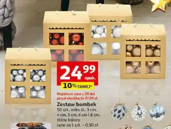 Auchan Zestaw bombek 50 szt. oferta