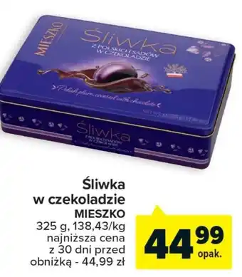 Carrefour Śliwki w czekoladzie mieszko oferta
