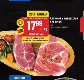 Polomarket Karkówka wieprzowa bez kości 1kg oferta