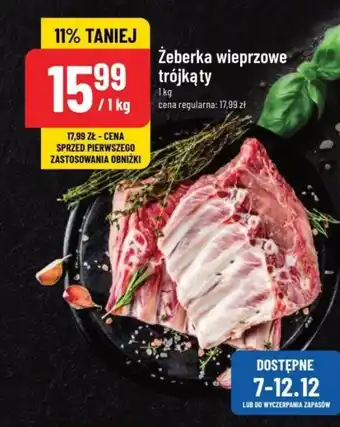 Polomarket Żeberka wieprzowe trójkąty 1kg oferta