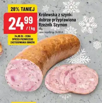 Polomarket Królewska z szynki dobrze przyprawiona Rzeźnik Szymon 1kg oferta