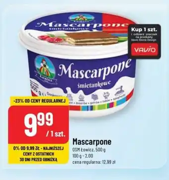 Polomarket Mascarpone OSM Łowicz, 500 g oferta