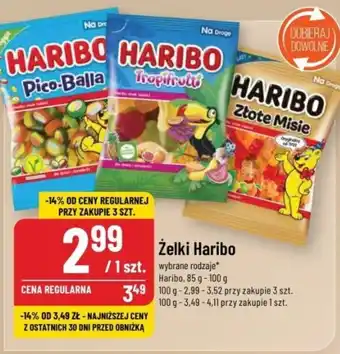 Polomarket Żelki Haribo 85-100 g oferta