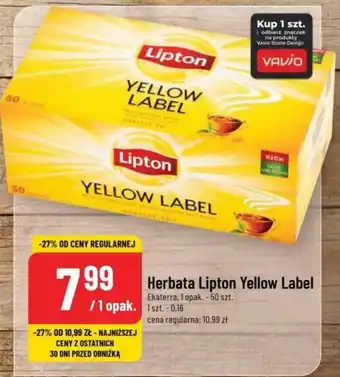 Polomarket Herbata Lipton Yellow Label 50 szt. oferta