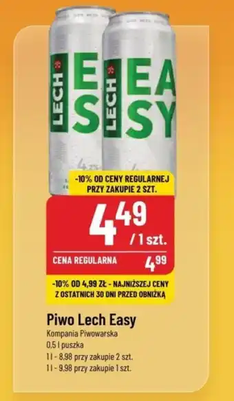 Polomarket Piwo Lech Easy 0,5 l oferta