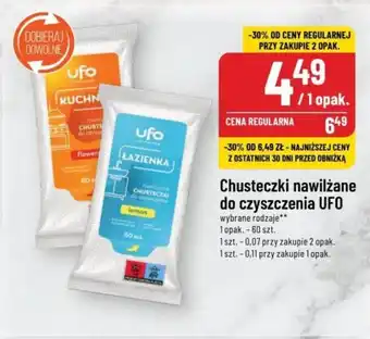 Polomarket Chusteczki nawilżane do czyszczenia UFO 60 szt. oferta