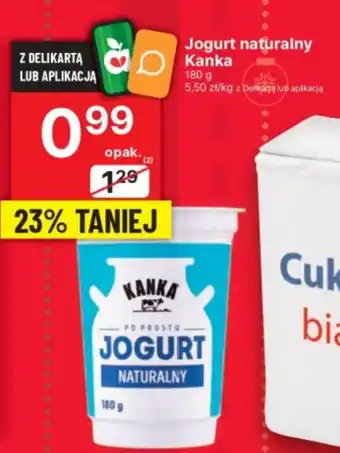 Delikatesy Centrum Jogurt naturalny Kanka 180g oferta
