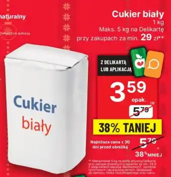Delikatesy Centrum Cukier biały 1 kg oferta
