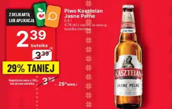 Delikatesy Centrum Piwo Kasztelan Jasne Pełne 0,5l oferta