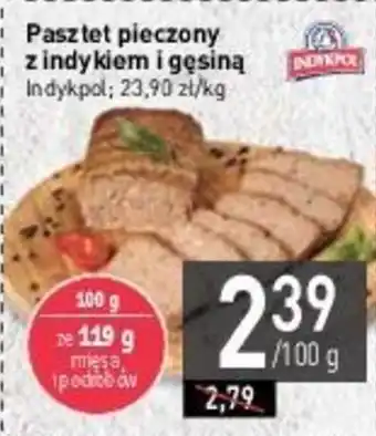 Stokrotka Pasztet pieczony z indykiem i gęsiną Indykpol 100g oferta