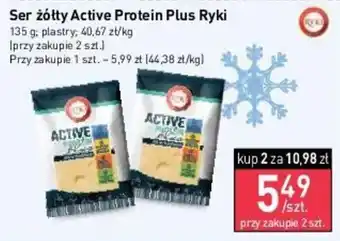 Stokrotka Ser żółty Active Protein Plus Ryki 135g oferta