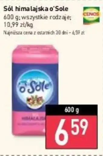 Stokrotka Sól himalajska o'Sole 600 g oferta