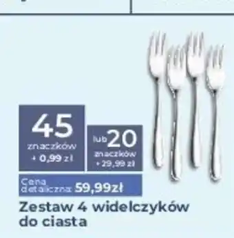 Stokrotka Zestaw 4 widelczyków do ciasta oferta