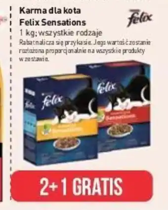 Stokrotka Karma dla kota Felix Sensations 1kg oferta