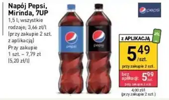 Stokrotka Napój Pepsi Mirinda 7UP 1,5 l oferta